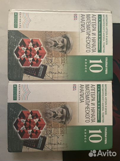 Учебник Алгебра 10 класс Муравин Углубленка