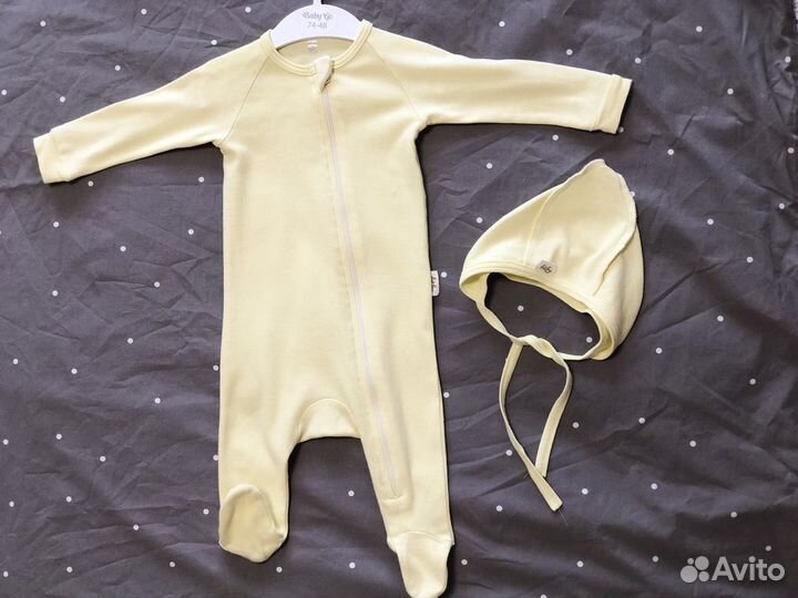 Слип на молнии «Дюшес» с чепчиком