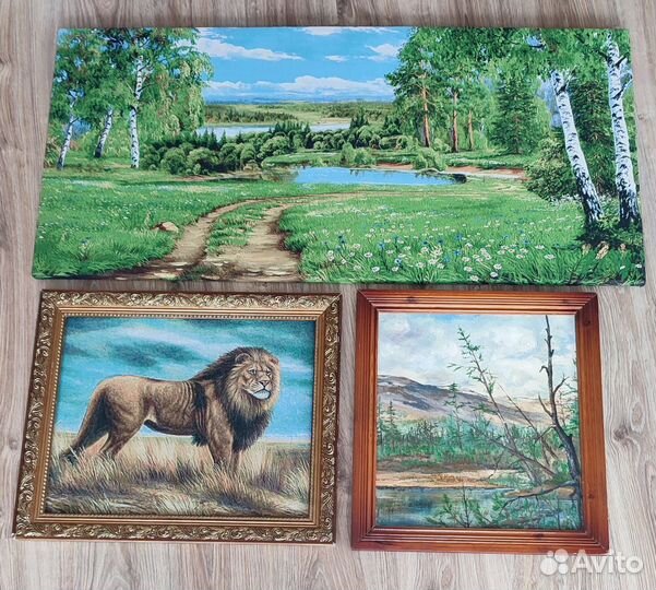 Картина Гобелен / Гобелен в раме / Масло