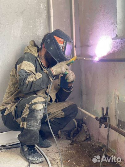 Услуги сварщика замена радиаторов отопления