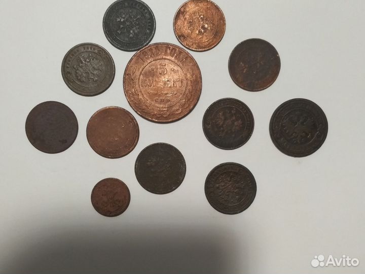 Монеты периода Николая 2