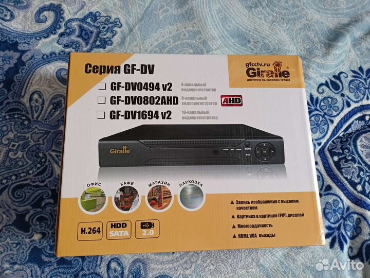 Видеорегистратор 4х канальный GF-DV0494 V2