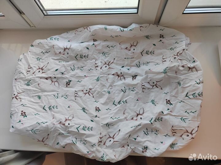 Комплект простыни на резинке 70*100