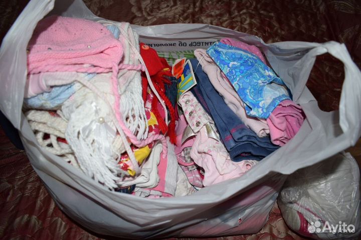 Детские вещи на девочку пакетом 86-92