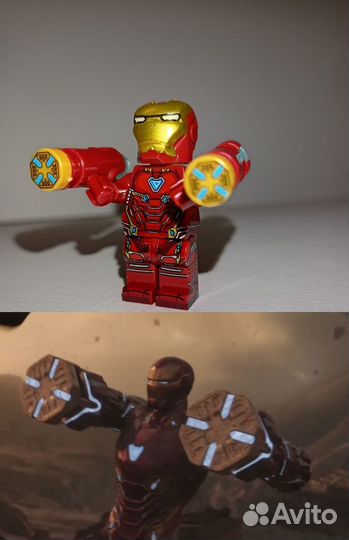 Лего аналог Железный человек минифигурки