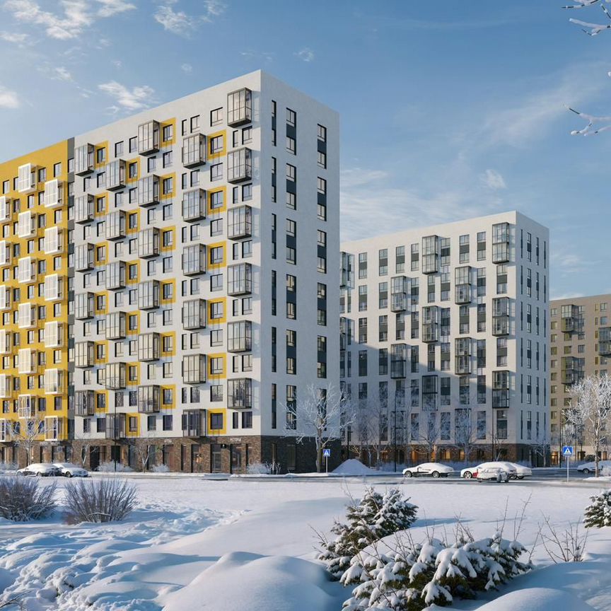 1-к. квартира, 44,8 м², 12/13 эт.