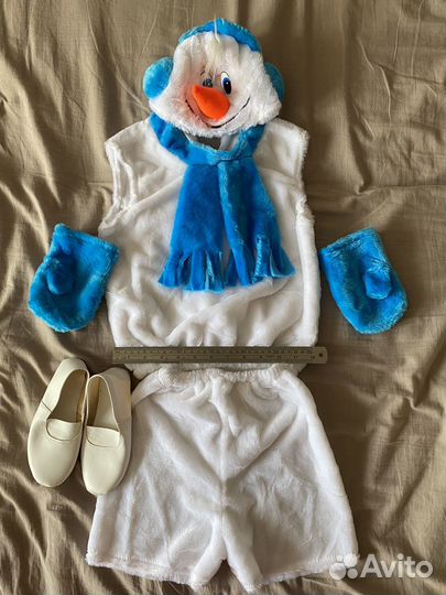 Новогодний костюм для мальчика Снеговик