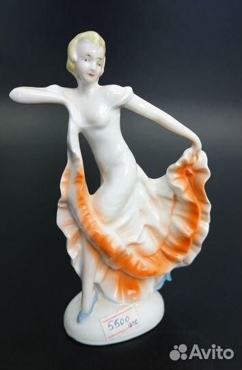 Статуэтка Танцовщица балерина фарфор Германия