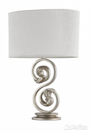 Светильник настольный металлический и текстильный