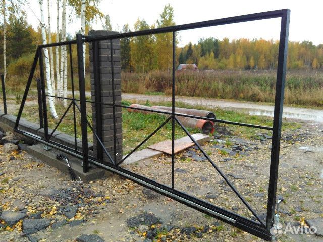 Откатные ворота под ключ