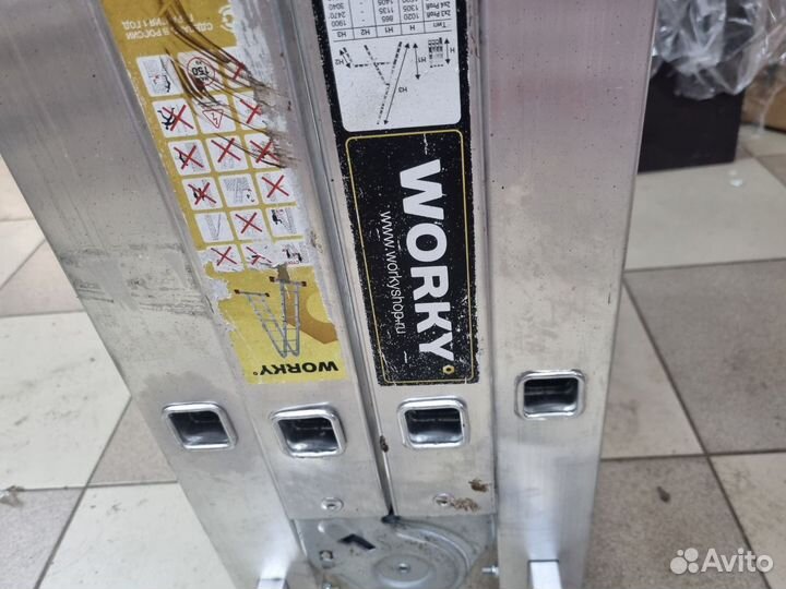 Лестница-стремянка трансформер worky