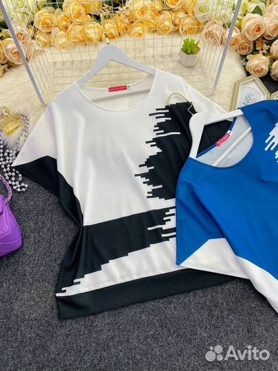 Блузка 48 50 52 54 3 цвета