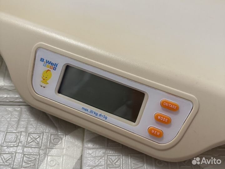 Детские электронные весы для новорожденных