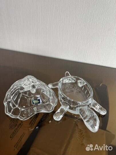 Хрустальная конфетница, ваза, шкатулка. Новая