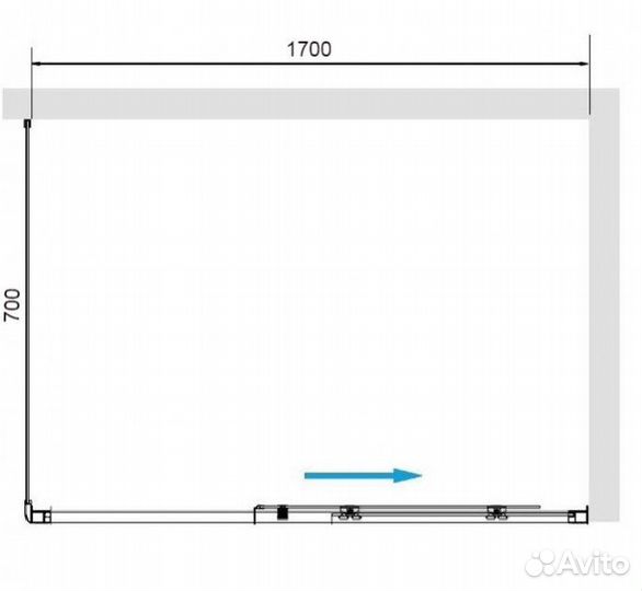 Душевой уголок RGW Passage PA-177 170x70
