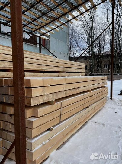 Брус обрезной 100х200х6000мм ГОСТ