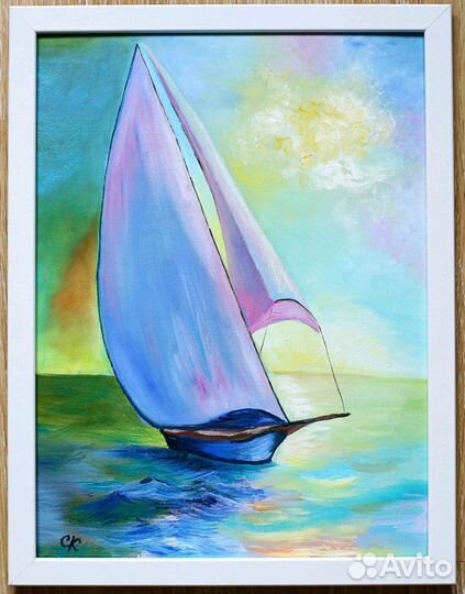 Картина. Парусник