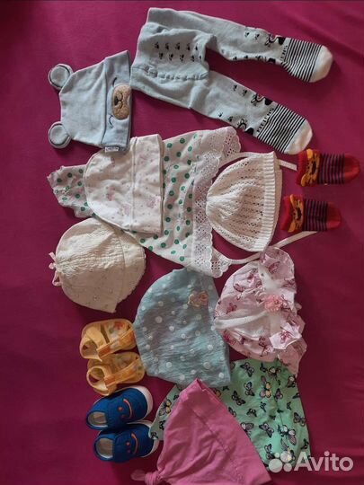 Летние головные уборы на 62-68