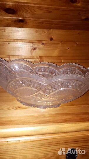 Хрустальные вазы для фруктов