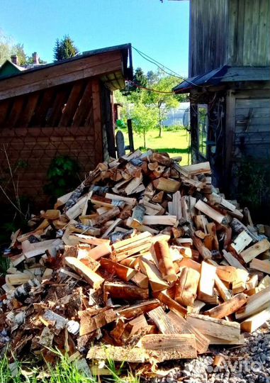 Дрова Осина подготовленные с доставкой любого объе
