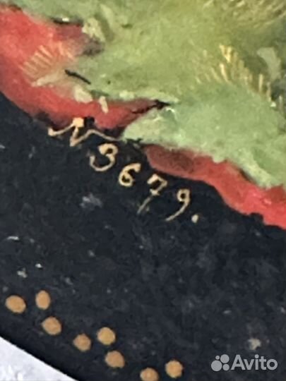 Шкатулка палех СССР Белова 1956 г