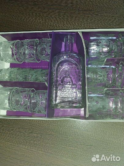 Рюмки хрусталь, Графин, стаканы