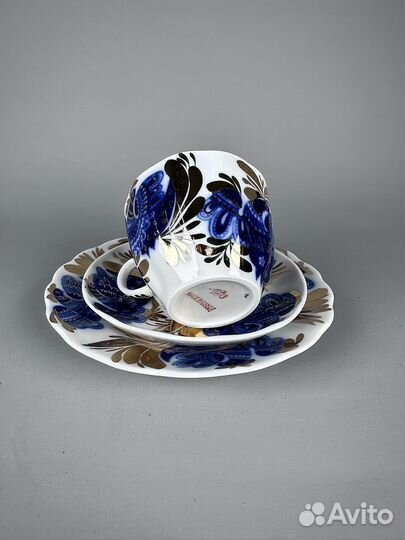 Кофейное трио лфз синяя птица золотой сад СССР