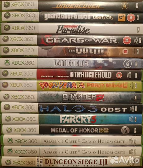 Игры для приставки Xbox 360, лицензия,часть вторая