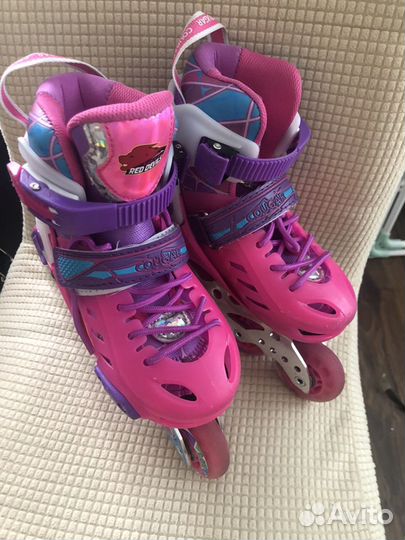 Роликовые коньки детские раздвижные