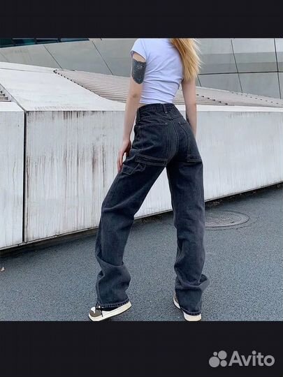 Джинсы прямые