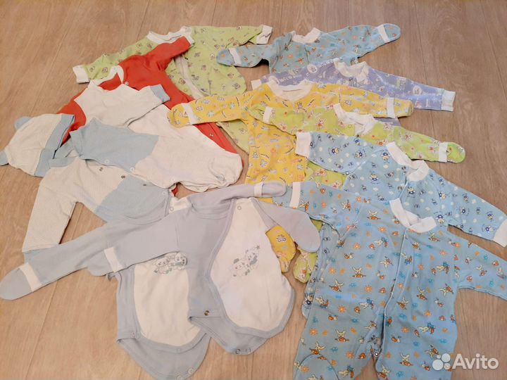 Вещи пакетом на малыша 0-3 месяца