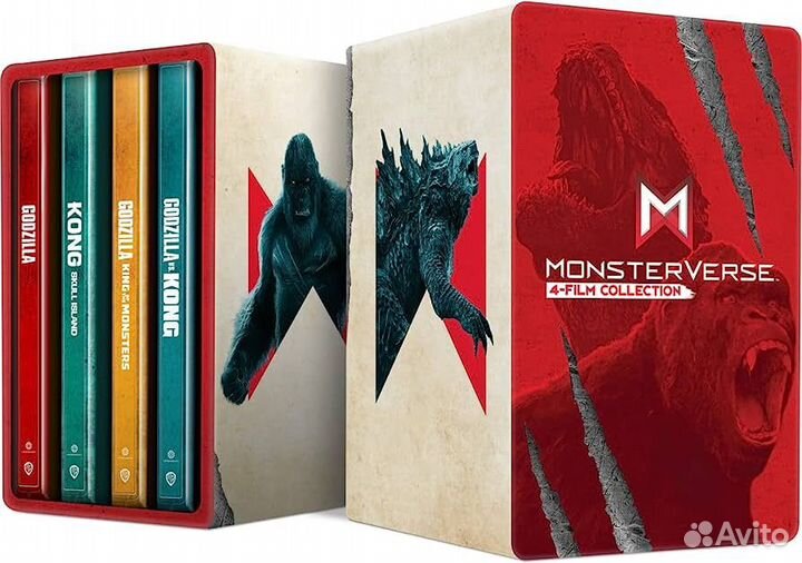 MonsterVerse 4K Ultra HD Blu-Ray 4-Film Steelbook