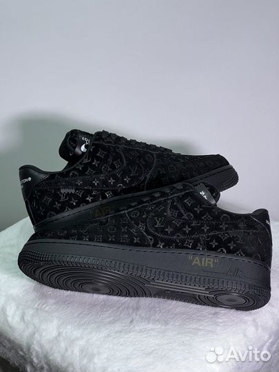 Louis Vuitton X Nike Air Force 1 Low Black