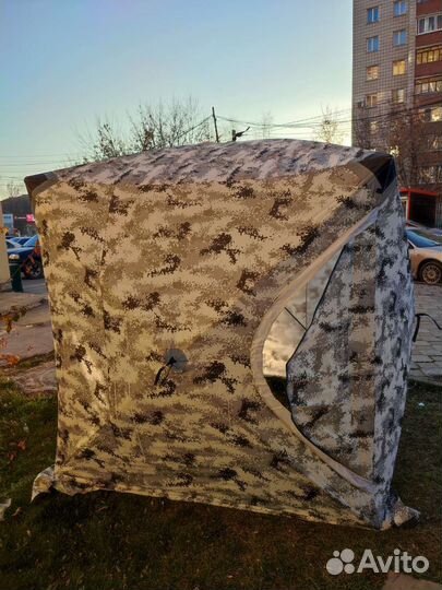 Зимняя Палатка куб 2*2*2,1м утеплённая трехслойная