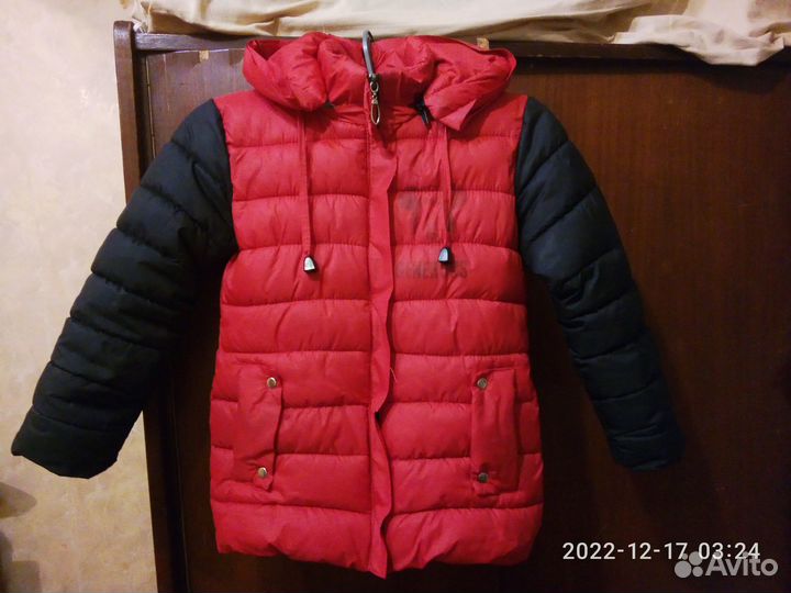 Пуховик Зимний для Девочки, размер 104