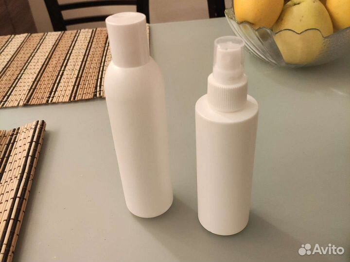 Набор дорож пустых флаконов, дозатор и распылитель