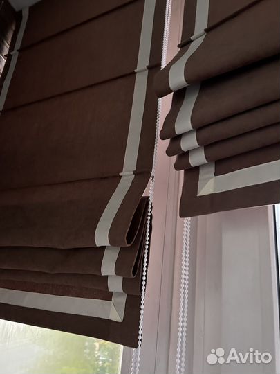 Римские шторы на створку окна