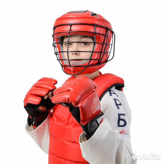 Шлем, краги Рэй-Спорт для рукопашного боя