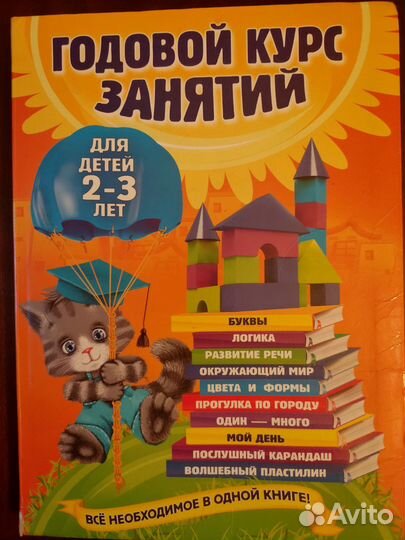 Годовой курс занятий для детей 2 3 и 3 4 лет
