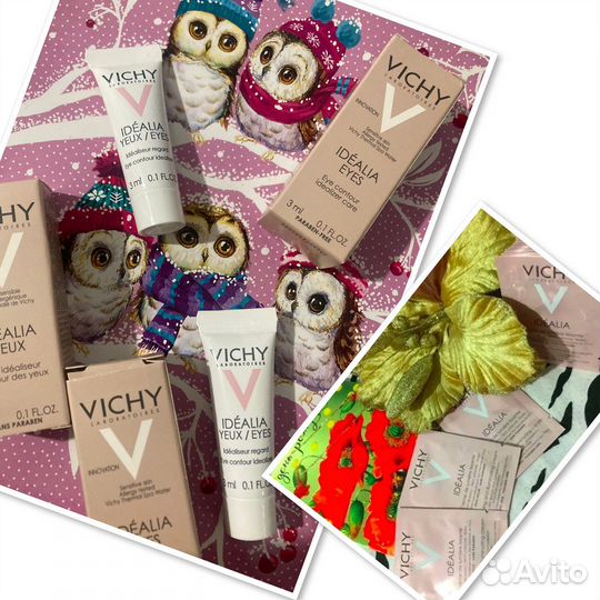 Vichy Idealia,Mineral 89 крем для лица и глаз