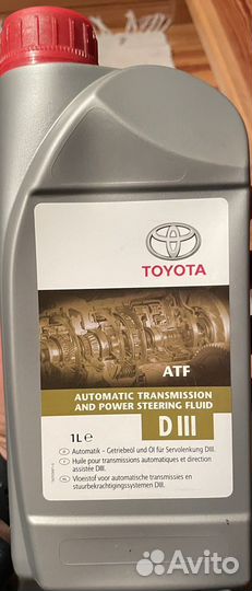Масло трансмиссионное toyota ATF TQ D3