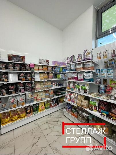 Торговые стеллажи новые для магазина