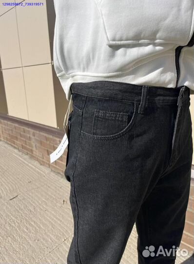 Джинсы бананы чёрные (Арт.60788)