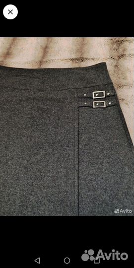 Юбка женская, шерстяная, 56 размер