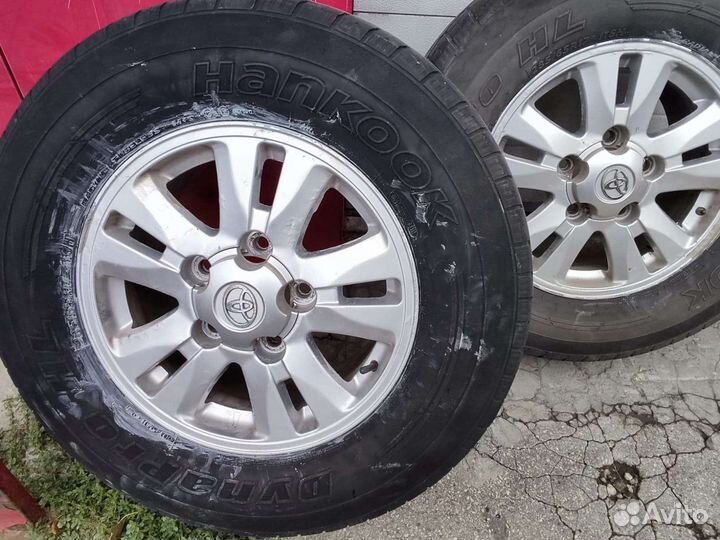 Колеса toyota land cruiser 200 летние, диски r18