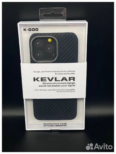 Чехол накладка K-DOO Mag Kevlar для iPhone 13 Pro