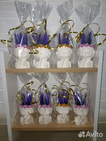 Гипсовые кашпо