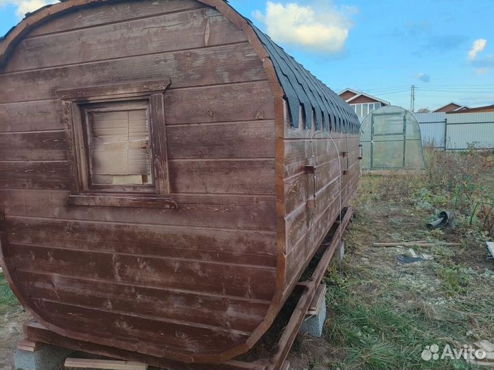 Баня бочка под ключ