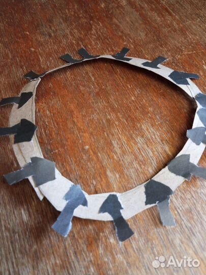 Грибной осенний венок поделка