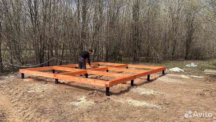 Монтаж винтовых свай Винтовые сваи